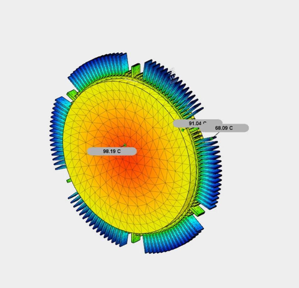 HubSink V2 hub motor heat sink