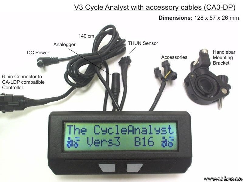 Cycle Analyst (CA3-DP)  (In stock) | HubSink - Vastly Improved Thermal Dissipation & Performance for eBike Hub Motors